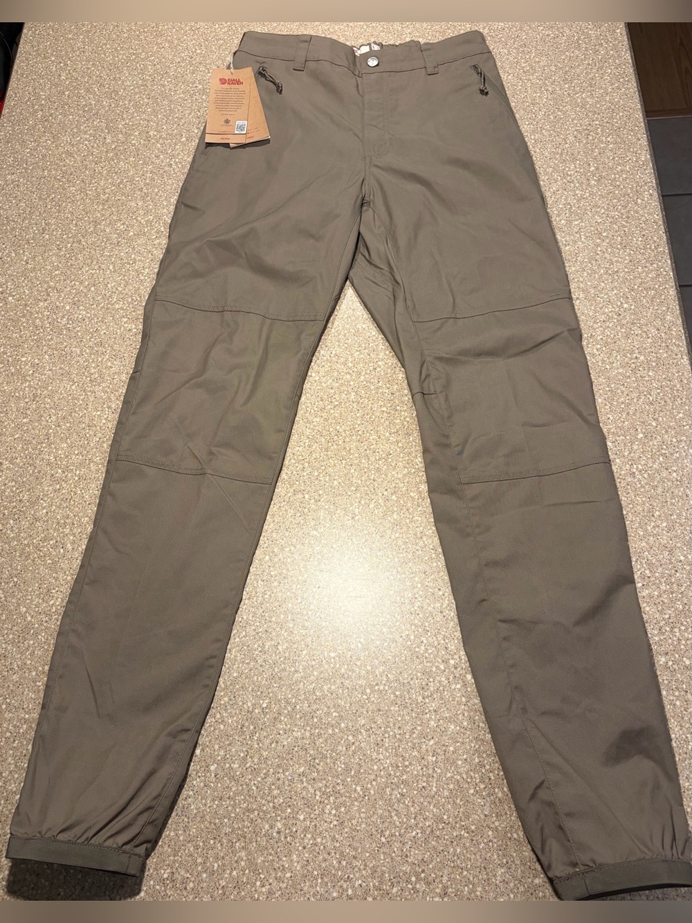 Fjallraven Vardag G-1000 Men's 30/36/38/40 Hiking Trousers Pant Brown Suede $135
